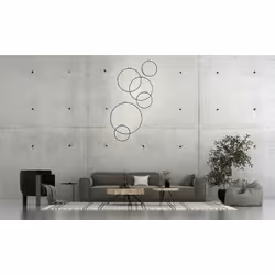 MOOSEE Lampa wisząca CIRCULO SIX - czarny