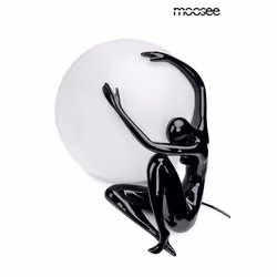 MOOSEE Lampa stołowa UOMO 50 - czarny