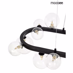 MOOSEE Lampa wisząca ALURE OVAL 120 - czarny