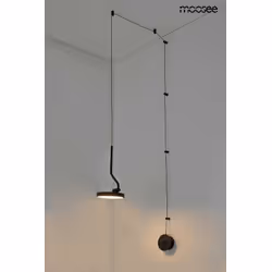 MOOSEE Lampa ścienna FLAT - czarny