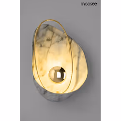 MOOSEE Lampa ścienna ROCK - biały/złoty