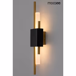 MOOSEE Lampa ścienna EVANS - czarny/złoty
