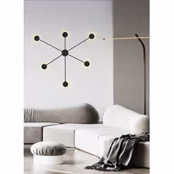 MOOSEE Lampa ścienna SHADOW 6 CLOSE - czarny