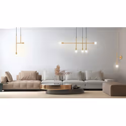 MOOSEE Lampa ścienna RIVA - złoty