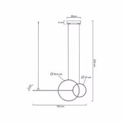 MOOSEE Lampa wisząca RAGE - czarny