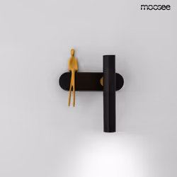 MOOSEE Lampa ścienna BOY TUBE R - czarny