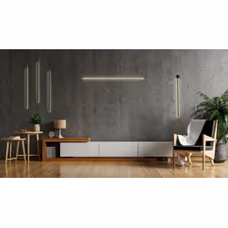 MOOSEE Lampa ścienna OMBRE 60 - czarny