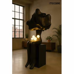MOOSEE Lampa podłogowa HUMAN IN THE CLOUDS - czarny