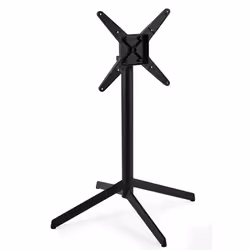 Stolik z odchylanym blatem NEXUS 80x80 - orzech/czarny