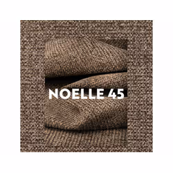 Hoker tapicerowany ELTON H-2 - cappuccino Noelle 45/orzech