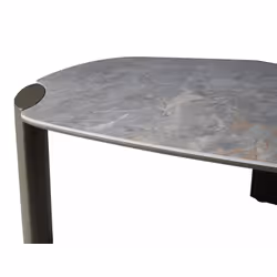 Ława ADORO A CERAMIC 105x65 - szary Grigio / miedziany