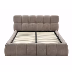 Łóżko z pojemnikiem PARMA Raven 160x200 - ciemny beżowy Raven 30