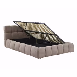 Łóżko z pojemnikiem PARMA Raven 160x200 - ciemny beżowy Raven 30