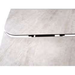 Stół rozkładany INFINITY CERAMIC 160/240x95 - beżowy/miedziany