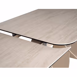 Stół rozkładany INFINITY CERAMIC 160/240x95 - beżowy/kaszmir