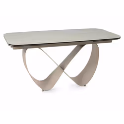 Stół rozkładany INFINITY CERAMIC 160/240x95 - beżowy/kaszmir