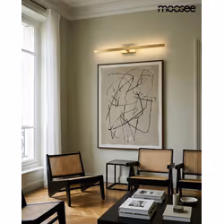 MOOSEE Lampa ścienna LINE - złoty