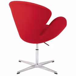 Fotel obrotowy SWAN PREMIUM regulowany - czerwony