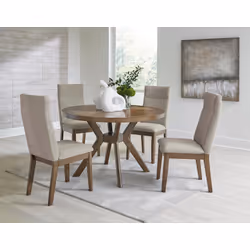 Stół okrągły ROANHOWE D769-15 122 cm - brązowy