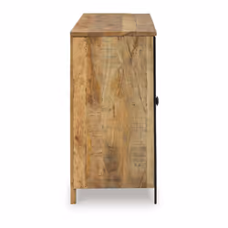 Komoda 4-drzwiowa CAMNEY A4000581 - naturalny