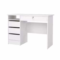Biurko z czterema szufladami FUNCTION 4S - biały mat