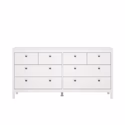 Komoda MADRID 4+4 8 szuflad - biały mat