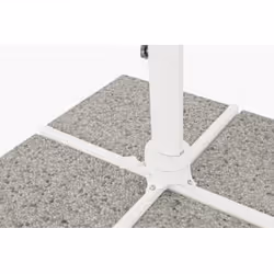 Parasol do ogrodu EDEN WHITE 3x3