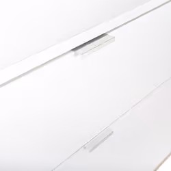 Komoda GÖTEBORG 3S 80 cm - biały mat/dąb sonoma