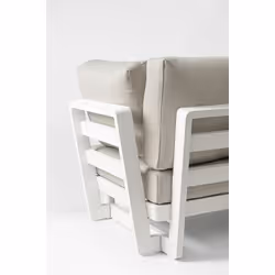 Sofa ogrodowa INFINITY - kremowy/biały