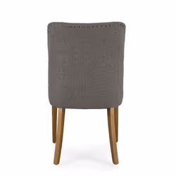 Krzesło BEATRIZ Grey Boucle' - szary