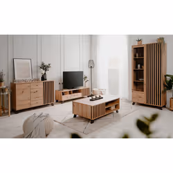 Komoda 2-drzwiowa MEDAN - dąb artisan