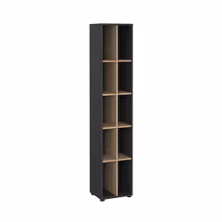 Regał SIGN 40 cm - ciemny szary/jackson hickory