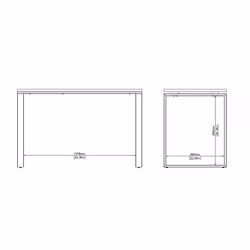 Biurko SIGN 120 - jackson hickory/szary