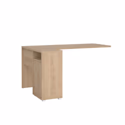 Blat narożny z kontenerkiem SIGN 150 - jackson hickory/biały