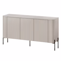 Komoda 3-drzwiowa ARIA 150 cm - kaszmir mat