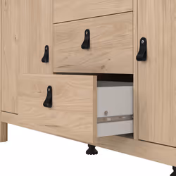 Komoda 2-drzwiowa z trzema szufladami MADRID 3+2 - jackson hickory