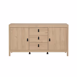 Komoda 2-drzwiowa z trzema szufladami MADRID 3+2 - jackson hickory