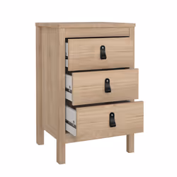 Szafka nocna MADRID 3 szuflady - jackson hickory