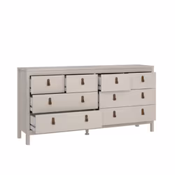 Komoda MADRID 4+4 8 szuflad - kaszmir mat