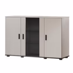 Komoda 3-drzwiowa SIMPLE - kaszmir mat