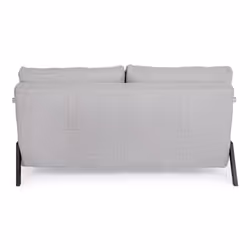 Sofa rozkładana 2-osobowa HAYDEN - szary/czarny