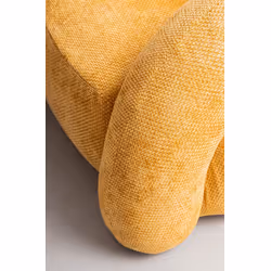 Sofa 3-osobowa CLEMENCE MUSTARD - żółty