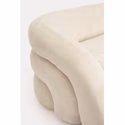 Sofa 3-osobowa CLEMENCE SHELL - beżowy