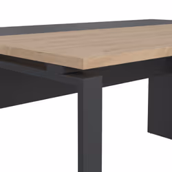 Biurko z przedłużeniem SIGN 150 cm - jackson hickory/szary mat