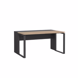 Biurko z przedłużeniem SIGN 150 cm - jackson hickory/szary mat