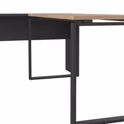 Biurko z przedłużeniem SIGN 150 cm - jackson hickory/szary mat
