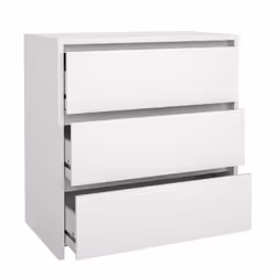 Komoda NEXT 3 szuflady - biały mat