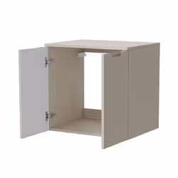 Wisząca szafka pod umywalkę 2-drzwiowa NOMA 60 cm - kaszmir