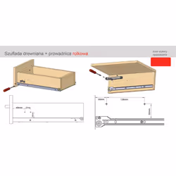 Hamulec do prowadnic rolkowych AirticBOX Slim - szary / kpl. 2 szt.