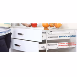 Hamulec do szuflad metalbox AirticBOX Slim - szary / kpl. 2 szt.